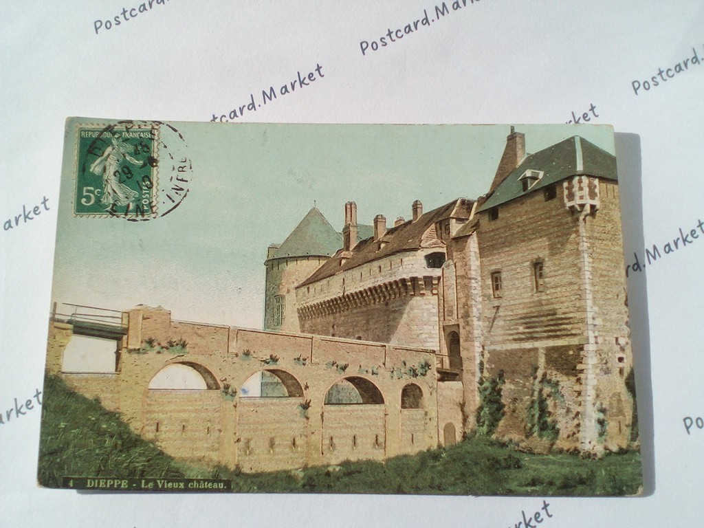 /France/Dieppe/FR_place_1910_Dieppe. Le Vieux chateau.jpg